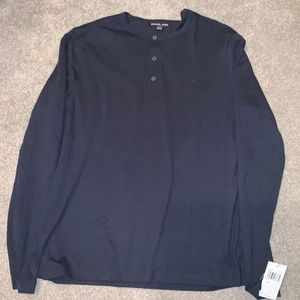 Men’s Michael Kors Long Sleeve Henley